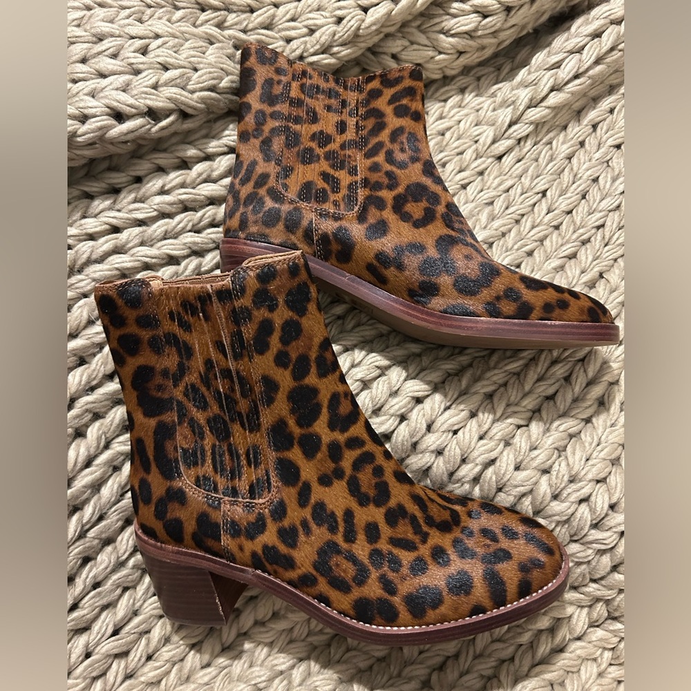 Madewell The Autumn Leopard Chelsea Boot